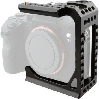 Soporte universal de media jaula con orificios 1/4 y 3/8 para cámaras SONY A7