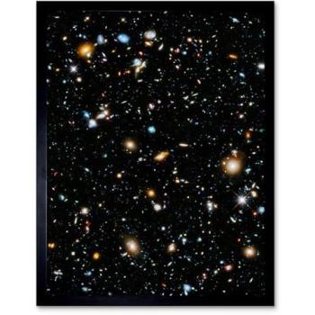 Distant Galaxies UV Composite – Hubble 2014 Wall Art