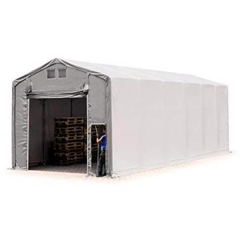 TOOLPORT 6x12m Hochziehtor-Zelt, PVC
