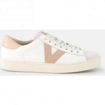 Chaussures Victoria Berlin Cuir Contrast Cuarzo – Blanc – 40