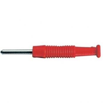 SKS Hirschmann MST 3 Mini Connector, Straight, 2mm Diameter, Red