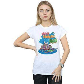 White Super Friends Batman Joker Xmas T‑Shirt (XL)