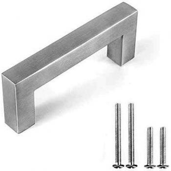 Acciaio Inox 76 mm – Maniglie Quadrate per Bar