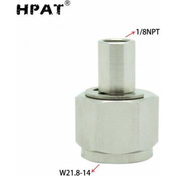 HPAT 2pcs Soda Adapter for Big CO2 Cylinder with Quick Disconnect