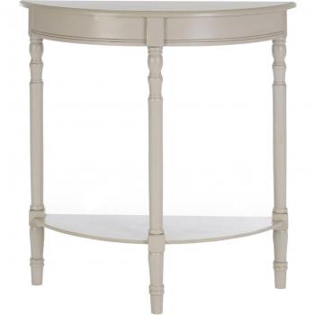 Pine Wood Rounded Console Table