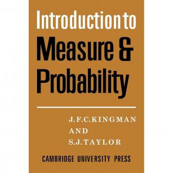 Introdction to Measure and Probability