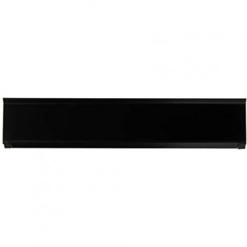 Bocacartas Aluminio Negro BTV