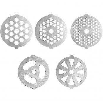 Disco Multi‑Use 5P Acero Inoxidable para Picadoras