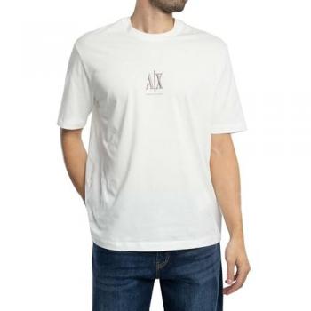 Armani Exchange Off-White Short Sleeve Men’s Tee