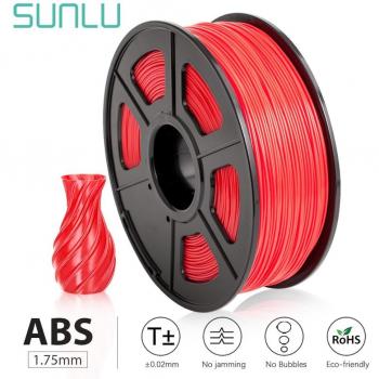 ABS 3D SUNLU Bobina 1,75 mm 1 kg Multicolor