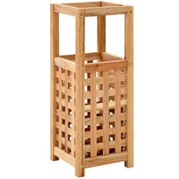 Umbrella Stand Solid Walnut Wood 7.1x7.1x19.7
