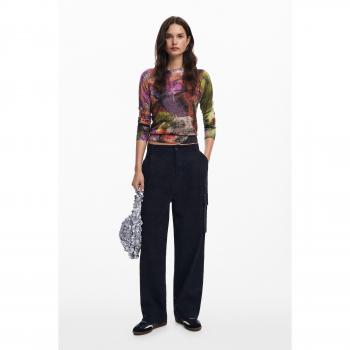 Pantalón Cargo Mujer Estampado M Christian Lacroix