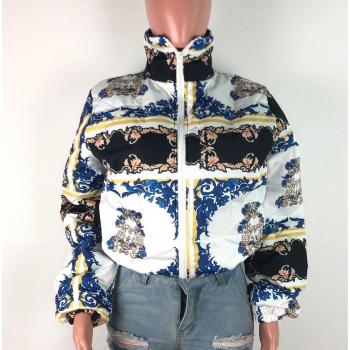 Chaqueta Vintage de Invierno para Mujer, Parka Brillante con Bolsillos y Cremallera, Manga Larga #T2G