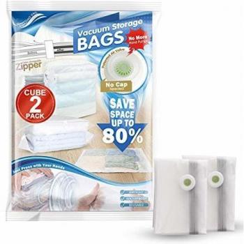 Hi Storage Cube Vacuum Storage Bags 2 Pack Jumbo