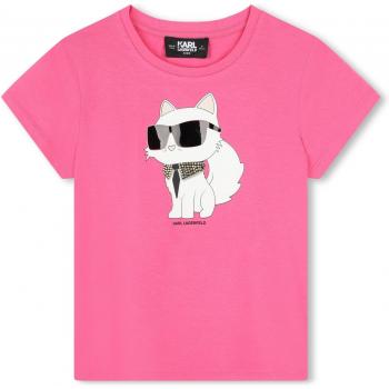 T-shirt Lagerfeld Rosa con logo Taglia 14