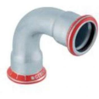 Gomito C-acciaio 22mm 90° Geberit