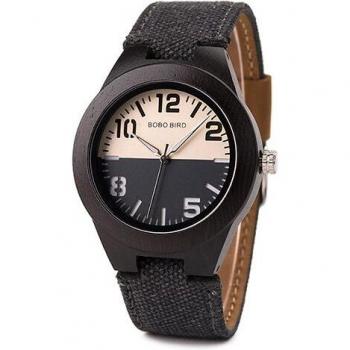 BOBO BIRD Wooden Quartz Wristwatches for Lovers W-R29