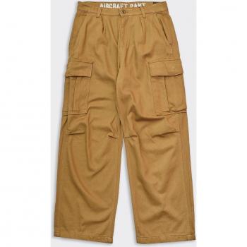 Alpha Industries Cargo Pocket Trousers, Brown, Male, Size W36