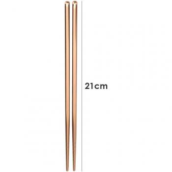Edelstahl Stäbchen 21cm