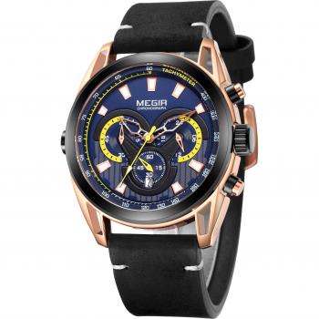 Luxury Black & Rose Gold Timepiece