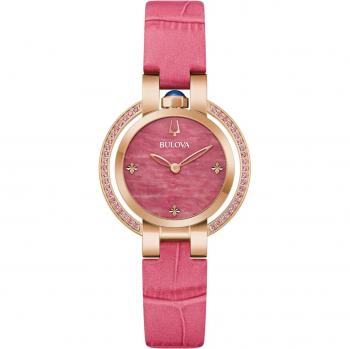 Bulova 97R103 Damen‑Uhr Rubaiyat – 30 mm, 3 ATM, Quarz
