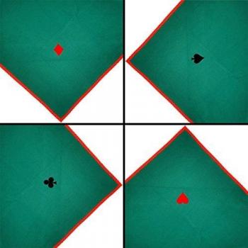 Poker Brücke Spieltischdecke – 119,4 × 119,4 cm