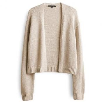 Someday Strickjacke Telayla – Damen 42 (Beige)