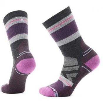 Calcetines Smartwool Hike Performance Saturnsphere para mujer, color Carbón, talla M