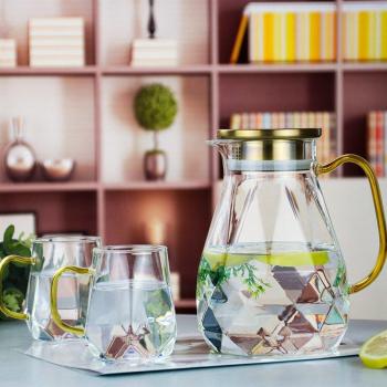 Verre Cristal 1,6 L – Théiére Chauffée et Refroidie, Bouilloire Domestique