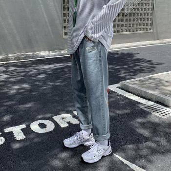 Streetstyle bestickte Jeans für Herbst und Frühling
