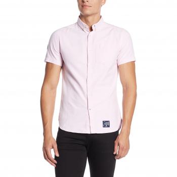 Superdry Ultimate Oxford SS Coast Pink Shirt – Medium