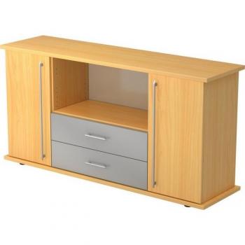 Modernes Buche Sideboard mit 2 Schubladen