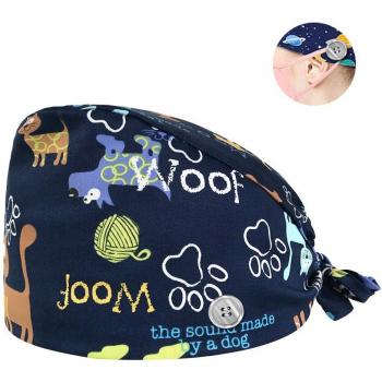 Beauty Salon Adjustable Scrub Cap
