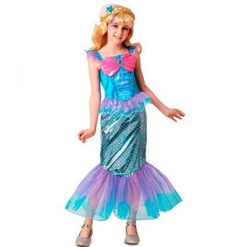 Disfraz de Sirena para niñas de 5-6 años