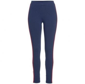 H.I.S Damen-Marine-Red Leggings 40/42 – Side‑Contrast Stripes