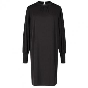 Damen Sweatkleid ZERO Stehkragen Gr. 44, normalgrößen, drapiert gerafft