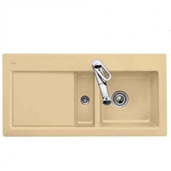 Keramikspülen „Subway 60“ in Sand Beige, Villeroy & Boch, Ideal für Einbauspüle