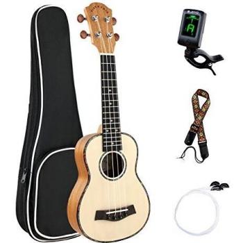 Ukulele Soprano 21 pouces avec Accordeur
