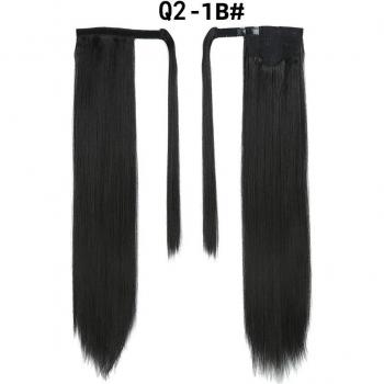 LISIHAIR Golden Synthetic Ponytail Hair Extension with Clip