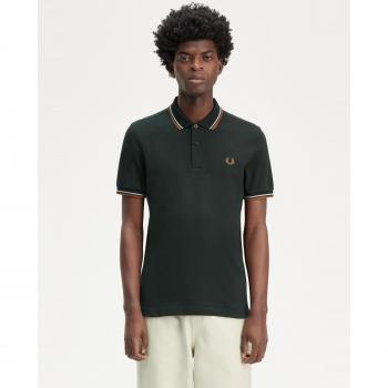 Fred Perry Men's Slim Fit Twin Tipped Polo