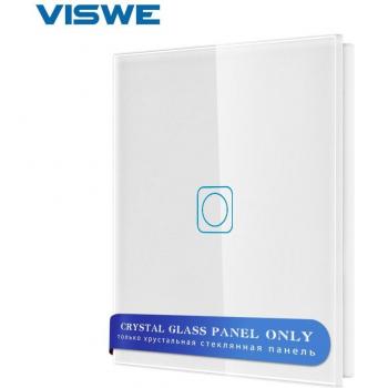 VISWE F Serie leeres Glas-Touchpanel 82*82mm weiß