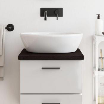 TORANA Encimera de baño 40x50 cm madera tratada