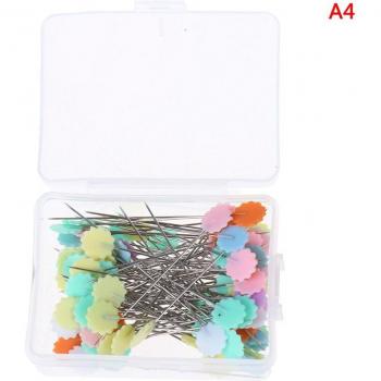 Craft Patchwork Needle Buttons – 100 Unit Bundle