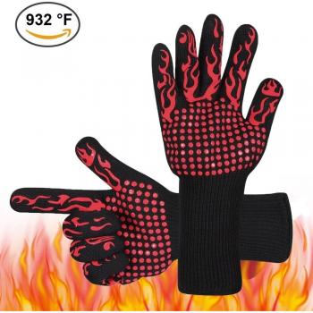 Gants de barbecue en silicone, 2 pièces