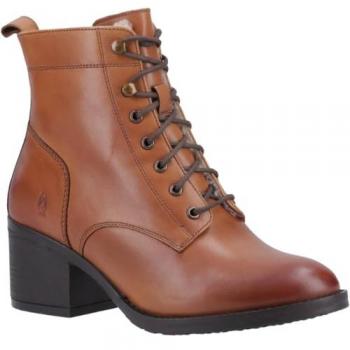 Hush Puppies Harriet tan leren laars voor dames