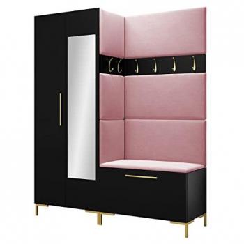 Set de Recepción Hartford F107 con Espejo y Aglomerado 196x158x46