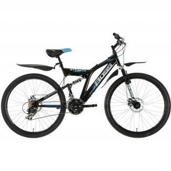 Boss Stealth 26-inch Full Suspension Mountain Bike Black/Blue