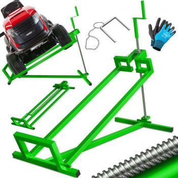 Élévateur Vert pour Tondeuse à Gazon avec Gants