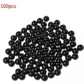 Accesorios de Ojo para Osos de Peluche – Negro 3‑12 mm (100 piezas)