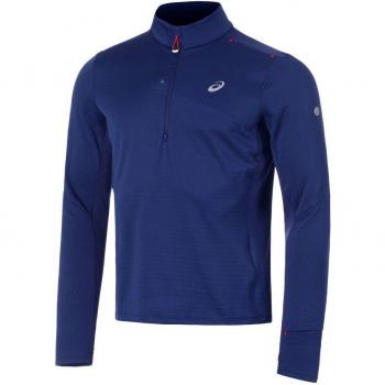 Winter Road ½‑Zip Running Shirt for Men – ASICS Dark Blue